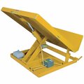 Vestil 48" X 48" Yellow Lift Table, Load Cap. 4000 lb., 230V, Overall Height: 42-1/4" UNI-4848-4-YEL-230-1